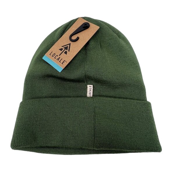 Locale Highline Beanie Hat One Size Cozy Knit Sage Green 100% Acrylic Winter NEW - Picture 1 of 8